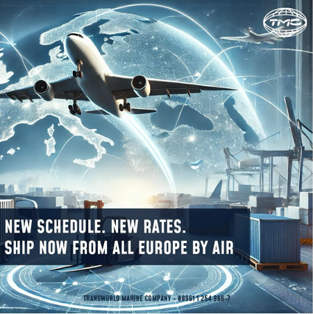 New competitive rates from Europe